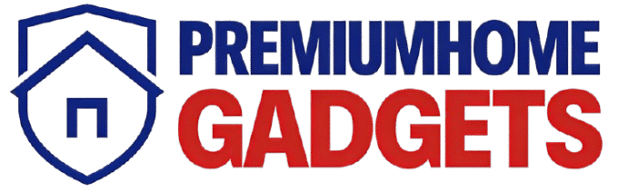 Premium Home Gadgets logo showcasing smart, modern home technology products
